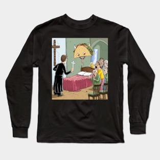 AI generated taco exorcism in church Long Sleeve T-Shirt